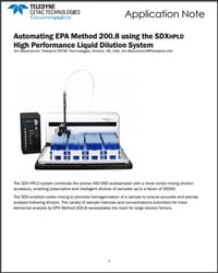 SDX EPA Method 200-8 Application Note Image